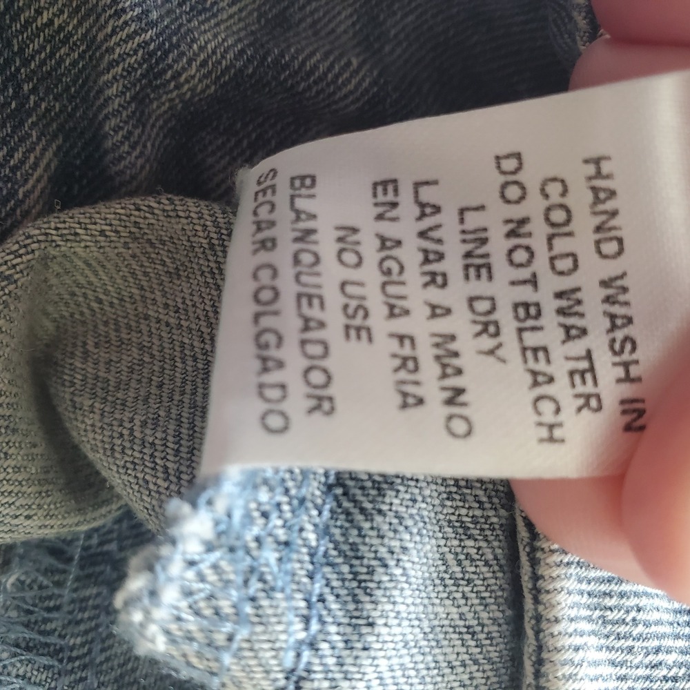 Entro NWT Denim Dash Skort Light Wash Blue‎ Mini Skirt Jean Shorts Women's Small - Picture 3 of 14